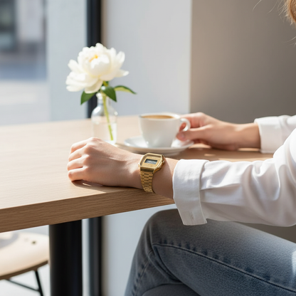 Gold Casio Lifestyle Wrist