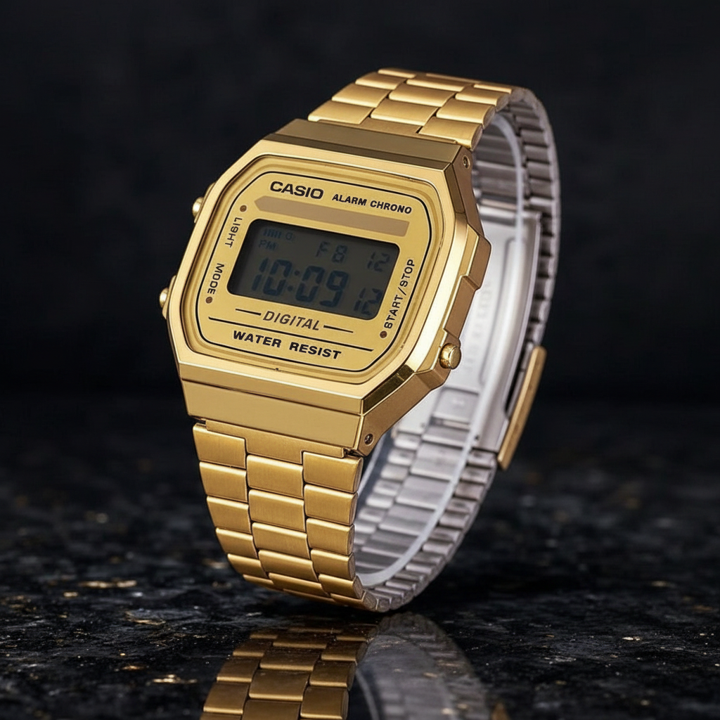 Gold Casio Macro Dark