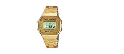 Casio Unisex Digital Watch – Gold | Alarm Chrono | Water Resistant