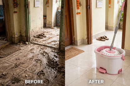 360° Spin Mop & Bucket Set | Hands-Free Floor Cleaning